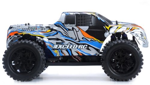 110 24ghz Exceed Rc Electric Infinitive Ep Rtr Off Road Truck Stripe Blue 0 2