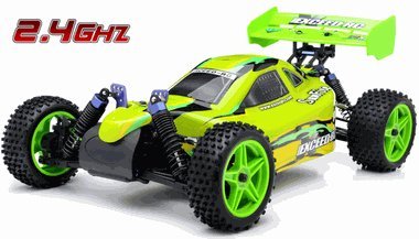 110 24ghz Exceed Rc Electric Sunfire Rtr Off Road Buggy Baha Green 0