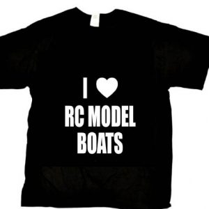 Beach Graphic Pros I Love Rc Model Boats Novelty Adult Large Black T Shirt 0