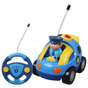 Cartoon Rc Police Car Radio Control Toy For Toddlers 0