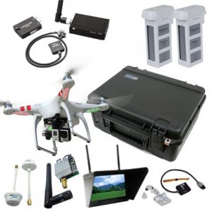 Dji Phantom 2 V20 Deluxe Mapping Bundle Black Edition By Drones Made Easy Gopro Hero3 Black 0