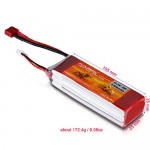 FLOUREON Replacement 3S 25C 111V 2200mAh Deans Plug Connector Li Po Battery Pack 0
