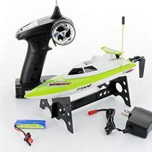 Ft008 4 Channel 27mhz High Speed Racing Rc Boat Green 0
