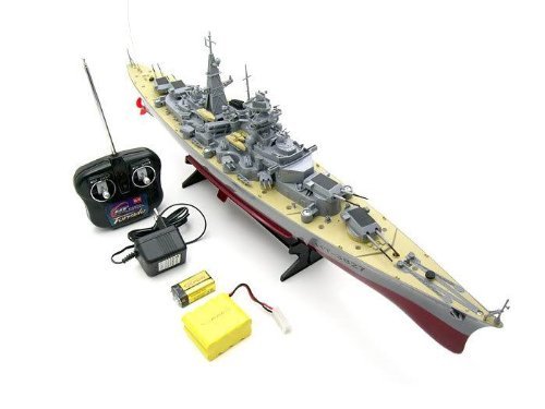 1360 German Bismarck Military Battleship Radio Control Boat Rc Ready To Run 0 1
