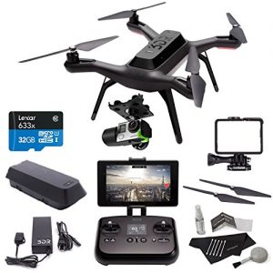 3dr Solo Drone Quadcopter 3d Robotics Gb11a 3dr Solo Gimbal Pp11a 3dr Solo Propeller Set Lexar High Performance Microsdhc 633x 32gb Uhs Iu1 Polaroid 5 Piece Camera Cleaning Kit Bundle Kit 0