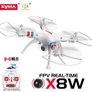 Cheerwing Syma X8w Fpv Real Time 24ghz 6 Axis Gyro Headless Quadcopter Drone With Hd Camera Rtf White 0