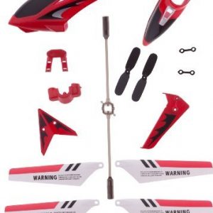 Eastvita Red Full Replacement Parts Set For Syma S107 Rc Helicopterincluding Head Cover S107g 01main Blades S107g 02tail Decorations S107g 03connect Buckle X2 S107g 04balance Bar S107g 05tail Blade S1 0