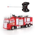 RC Rescue Fire Engine Truck Radio Control Shoots Water 0