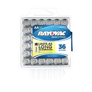 Rayovac Alkaline Aa Batteries 815 36ppf 36 Pack With Recloseable Lid 0