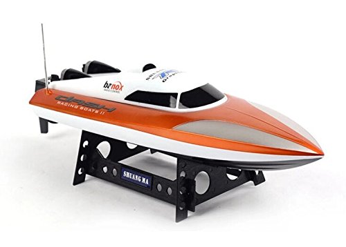 SHUANGMA 7010 4CH Remote Control Boat 45CM High Speed RC Speedboat with ...