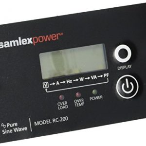 Samlex Solar Rc 200 Pst Series Remote Control For 1500 2000 Watt Models 0