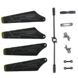 Syma S109g Full Set Replacement Parts Main Blades Connect Buckles Tail Bladebalance Bar Spare Main Grips 0