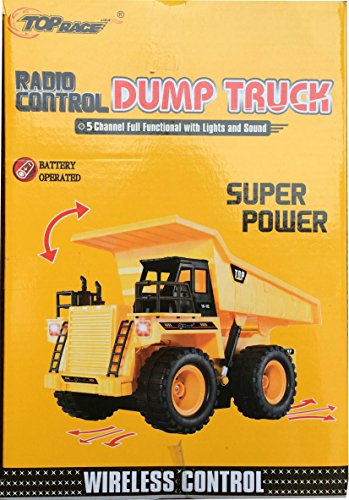 Top Race Tr 112 5 Channel Fully Functional Rc Dump Truck With Lights And Sound 0 2