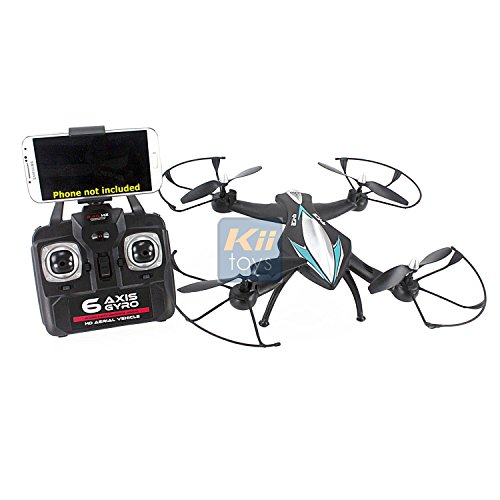 Fpv Drone Zeus Quadcopter With Camera Live Video First Person View Flight In Vr Real Time Feed Control On Your Iphone Andriod Air Pressure Altitude Lock Headless Mode Easy Return Home 0 0