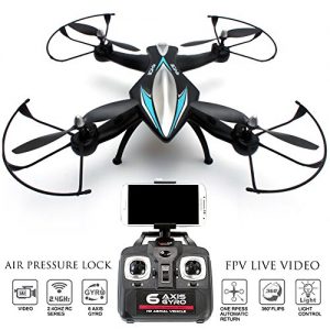 Fpv Drone Zeus Quadcopter With Camera Live Video First Person View Flight In Vr Real Time Feed Control On Your Iphone Andriod Air Pressure Altitude Lock Headless Mode Easy Return Home 0