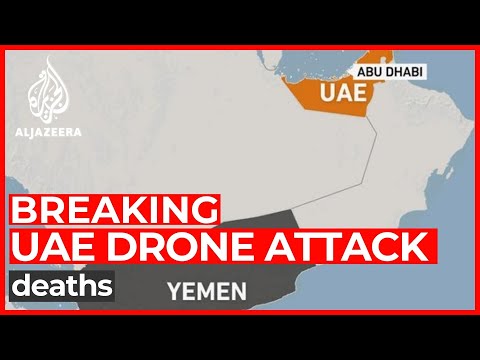 Suspected drone attack in Abu Dhabi causes fire, kills three