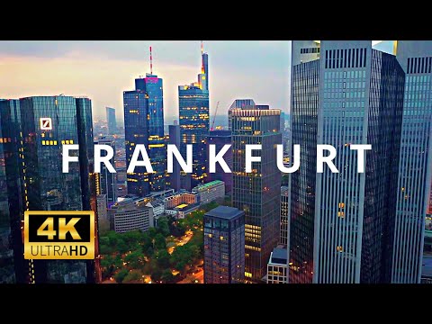 Frankfurt, Germany 🇩🇪 in 4K ULTRA HD 60 FPS by Drone