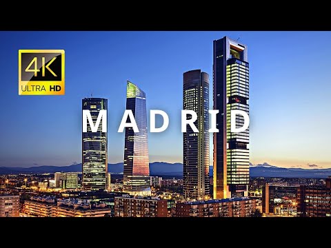 Madrid, Spain 🇪🇸 in 4K 60FPS ULTRA HD HDR Video by Drone