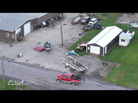 4K Drone Video Mount Carmel, IL Tornado Aftermath Footage 5/20/2022