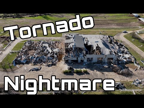 Insane Tornado Damage Scenes from Winona, Mississippi – Drone
