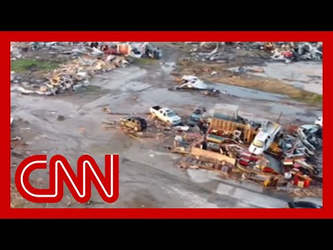 Drone footage shows 'utter devastation' after tornado slams Mississippi