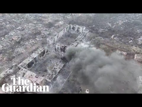 Drone video released by Ukraine shows Bakhmut in ruins