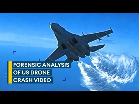 Revealed: The hidden details in video of US drone crash with Russian jet