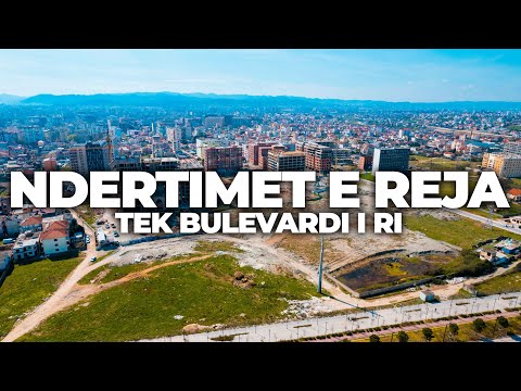 NDERTIMET E REJA TEK BULEVARDI I RI, TIRANA 2023 | 5K DRONE VIDEO