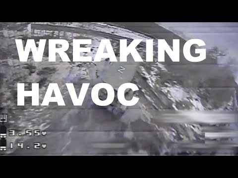 A UKRAINIAN DRONE HIT A RUSSIAN VEHICLE, AND THEN A TRACTOR CAME TO TOW THE WRECKAGE || 2023