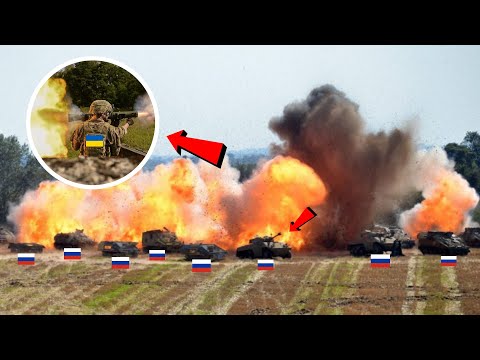 This is how Ukraine blew up Russian tanks near Bakhmut! Drone Images from the War