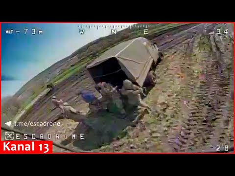 Kamikaze drone made Russians regret getting out of vehicle – it delivers immediate strike