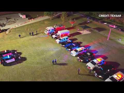 DRONE VIDEO: Everman's Noel Rodriguez-Alvarez vigil held Monday night