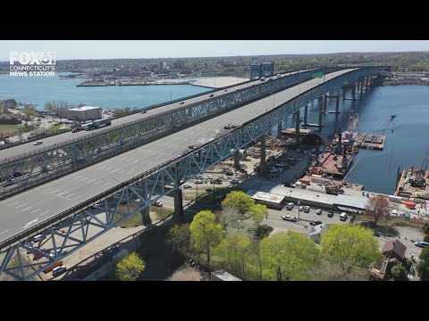 Gold Star Memorial Bridge fire aftermath | Drone video