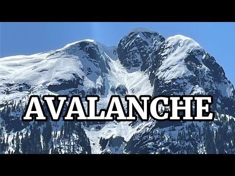 Avalanche caught by FPV drone – Long range mountain surfing in 4k