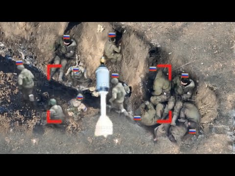 Horrible Footage!! Ukrainian Drones drop bombs destroy Russian Soldier in Belgorod in 24 hours