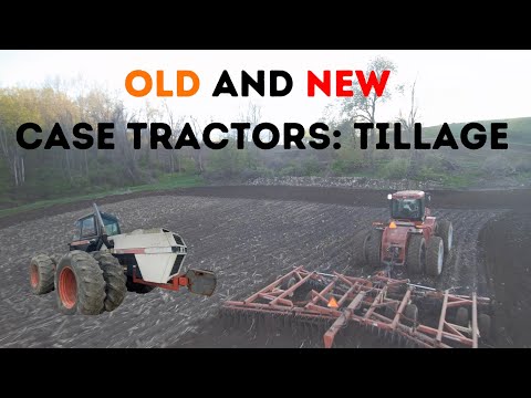 In the Fields – Drone video of CaseIH Steiger 385 and J.I. CASE 4894 tillage work!