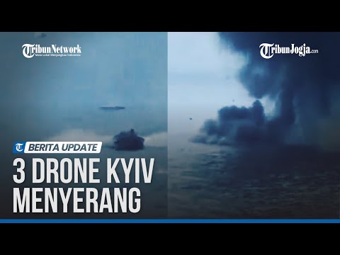 VIDEO DETIK-DETIK MENEGANGKAN KAPAL TEMPUR RUSIA HANCURKAN SERANGAN DRONE UKRAINA DI SELAT BOSPORUS
