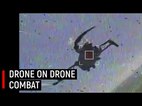Drone On Drone Combat Ukraine – Ukrainian Kamikaze Drone Knocks Russian Drone Out Of The Sky