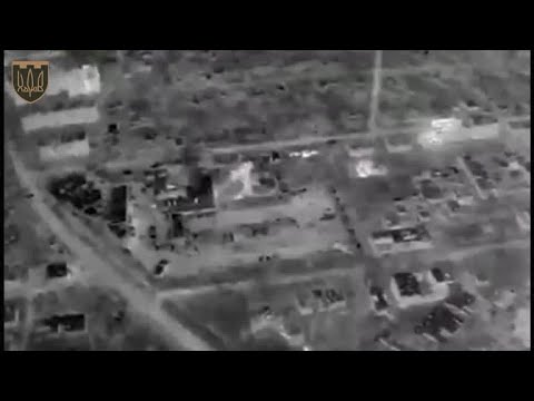 Ukrainian says drone video shows attack on Russian troops in Bakhmut