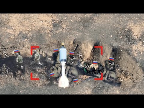 Horrible Footage!! Ukrainian drones and Artillery destroy Soldier Russian in Border Belgorod