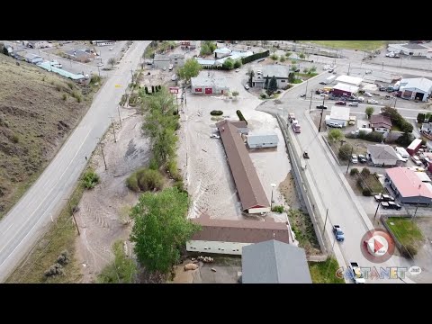 Drone video reveals disaster