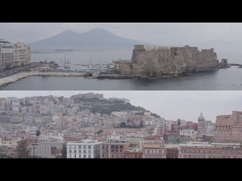 NAPOLI DALL'ALTO 😍 Video da brividi durante la festa scudetto 🚁 DRONE