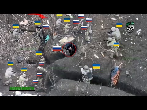 Horrible Footage! Ukrainian Army kill 470 Russian soldiers during brutal ambush in Bakhmut trench