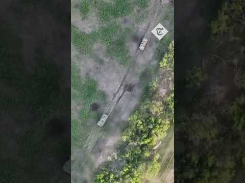Ukrainian soldiers use improvised battle drones near Donetsk to stop the Russian advance