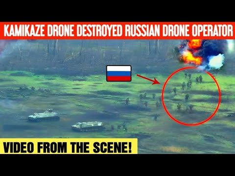 Ukrainian kamikaze-drone destroyed Russian drone operator! Video from the scene!