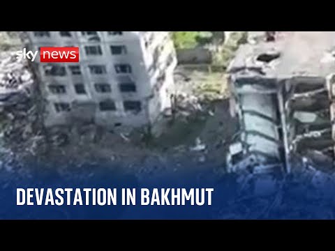 Ukraine War: Drone footage captures devastation in Bakhmut