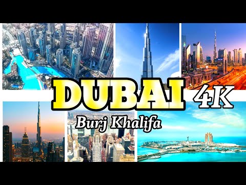 DUBAI, United Arab Emirates 4K Video Ultra HD 240 FPSin Drone | Burj Khalifa