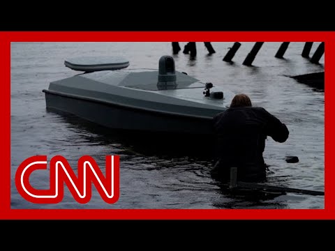 'Faster than anything else in the Black Sea': See Ukraine's latest sea drone