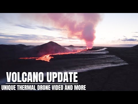 The Volcano in Iceland – Unique Thermal Drone Video and Information