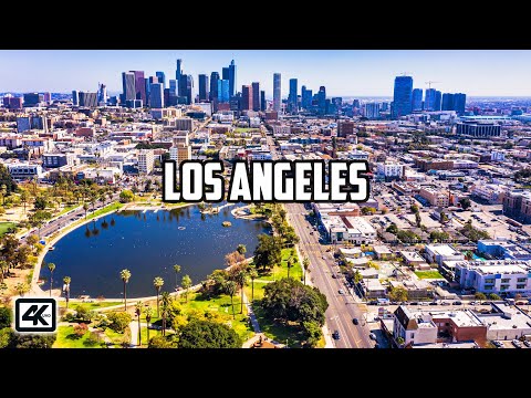 Los Angeles, California, USA 🇺🇸 in 4K Ultra HD Drone Video